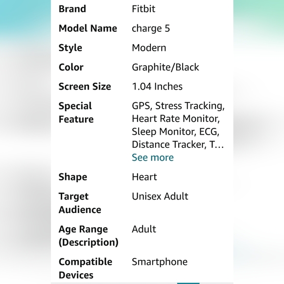Fitbit Charge 5 Advanced Brand New main image 4